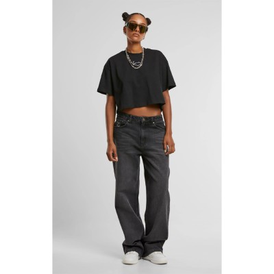 Karl Kani  Small Signature Essential Crop Tee Μαύρο